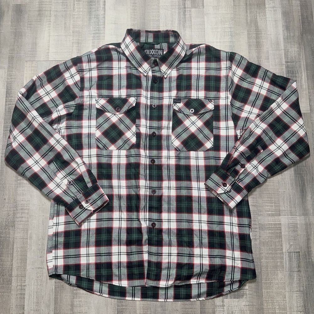 Dixxon Snap On Flannel Shirt Men's 2X Plaid Limited Edition Work Shirt